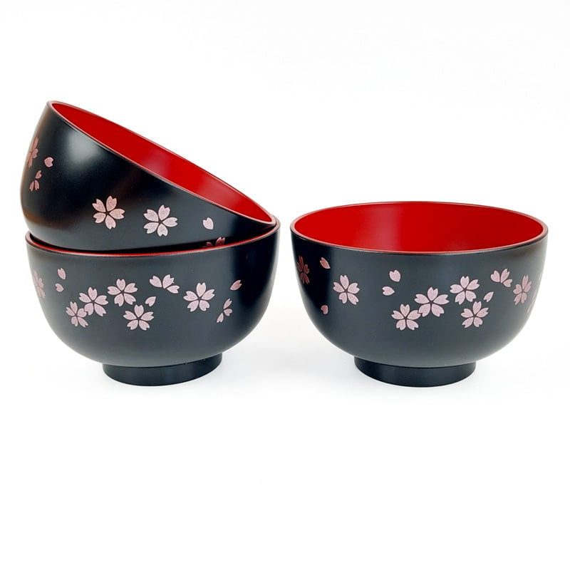 Japanse Soepkom - Black Sakura