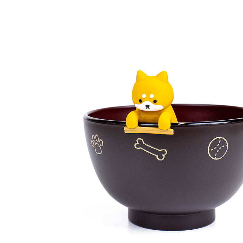 Japanse Soepkom & Eetstokjeshouder - Shiba Inu