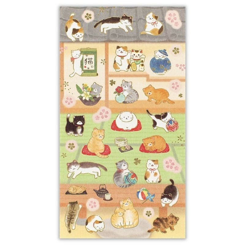 Japanse Stickers - Kattenliefhebbers