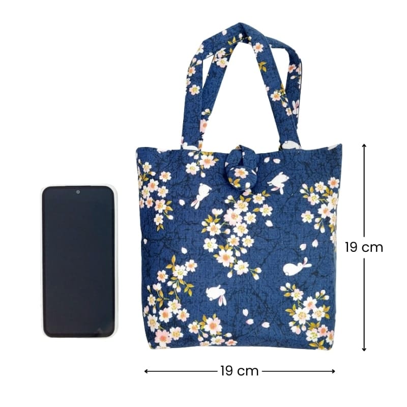 Japanse Tas – Usagi Sakura Blauw