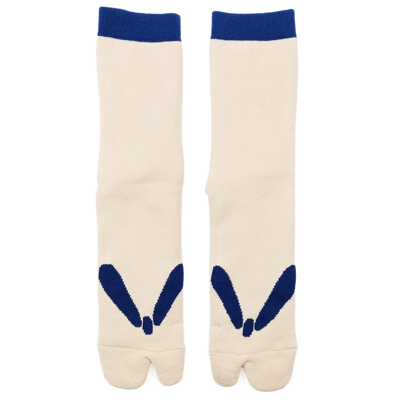 Japanse Teenslipper Sokken - Beige EU 37-42