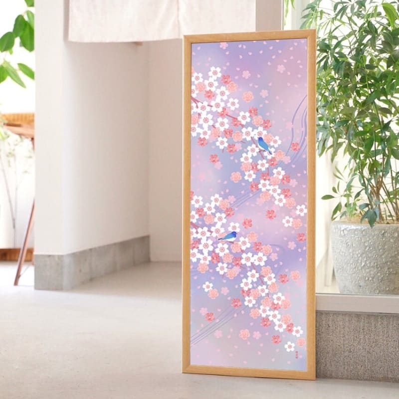 Japanse Tenugui - Sakura Ame