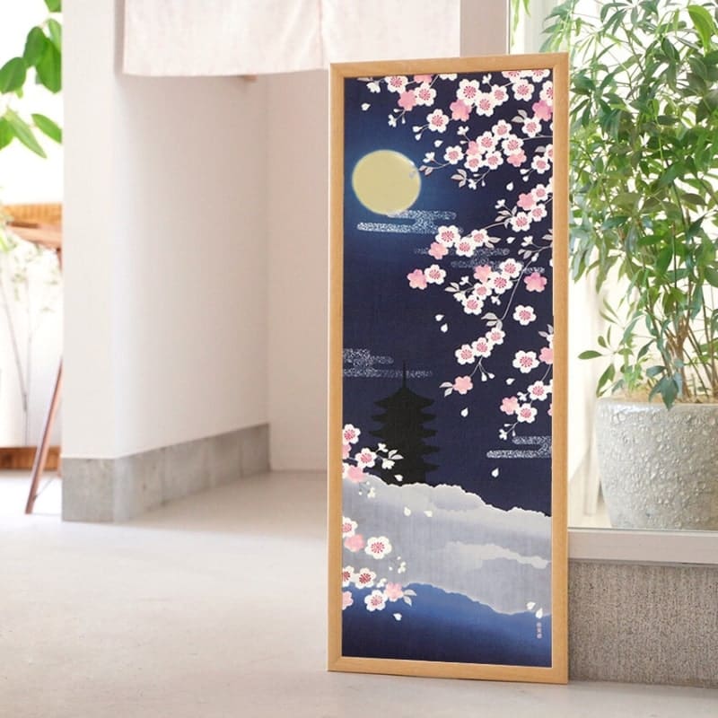 Japanse Tenugui - Yozakura