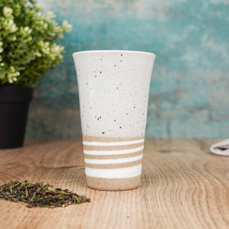 Japanse Terracotta Beker - Wit