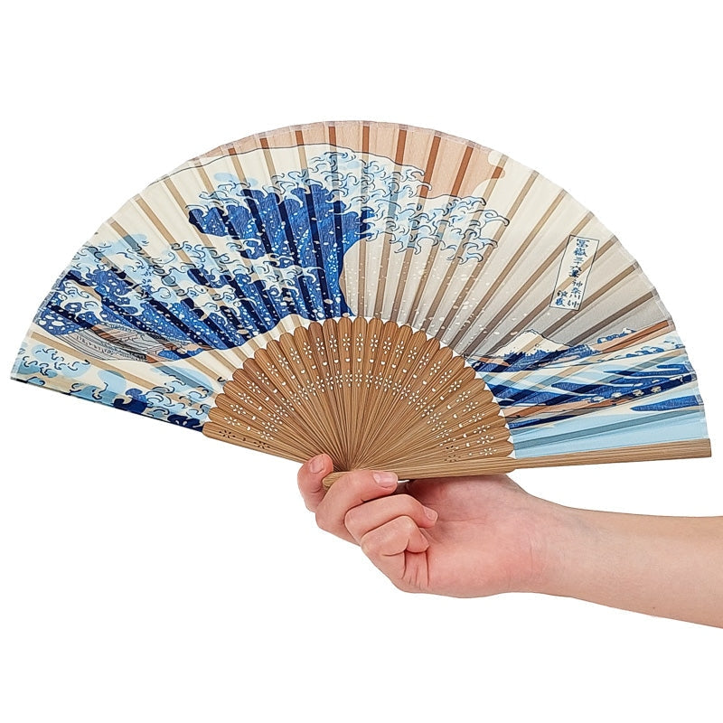 Japanse Waaier - De Grote Golf Van Kanagawa