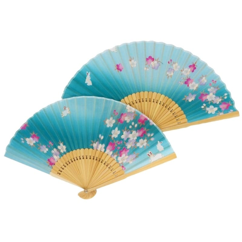 Japanse Waaier - Usagi Turquoise