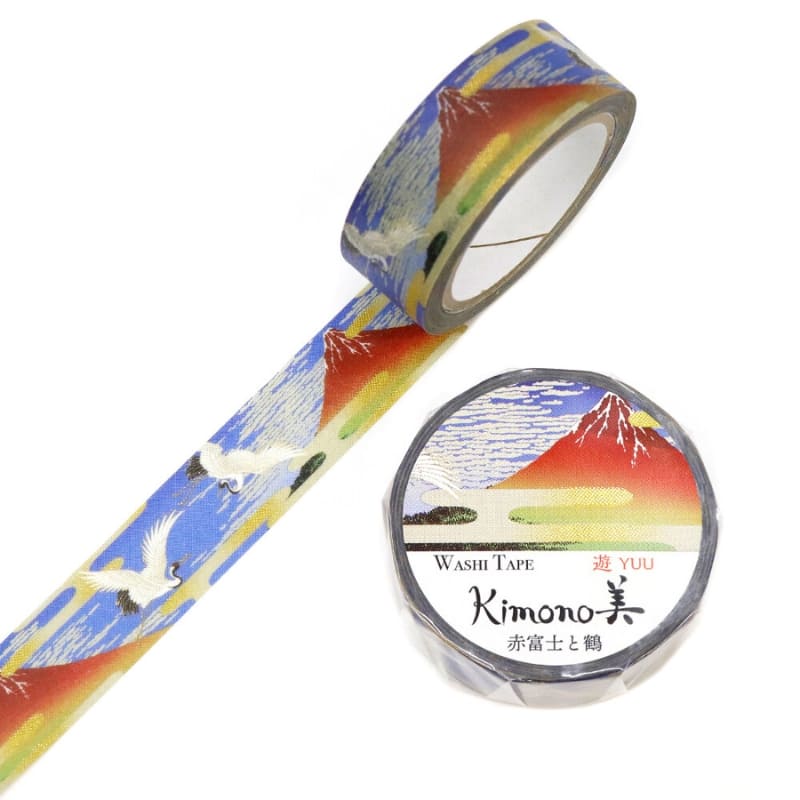 Japanse Washi Tape – Rode Fuji & Kraanvogel