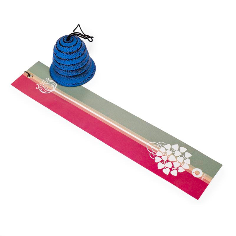 Japanse Windgong Fūrin – Hamon Gietijzer Blauw