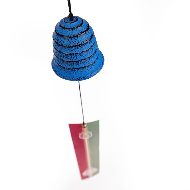 Japanse Windgong Fūrin – Hamon Gietijzer Blauw