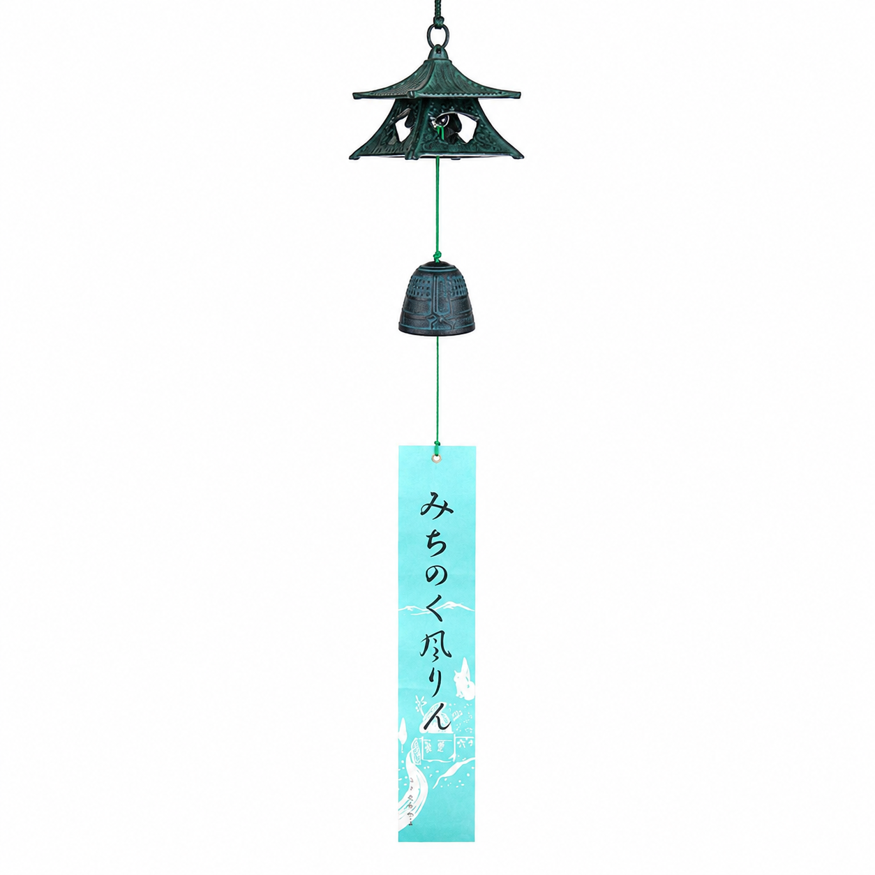 Japanse Windgong Fūrin – Nanbu Gietijzer & Tempelpaviljoen