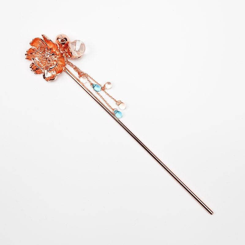Kanzashi Pioenbloem