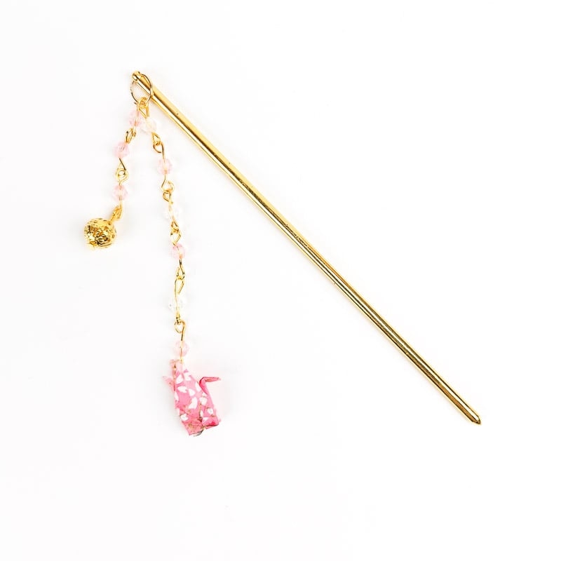 Kanzashi Roze Origami