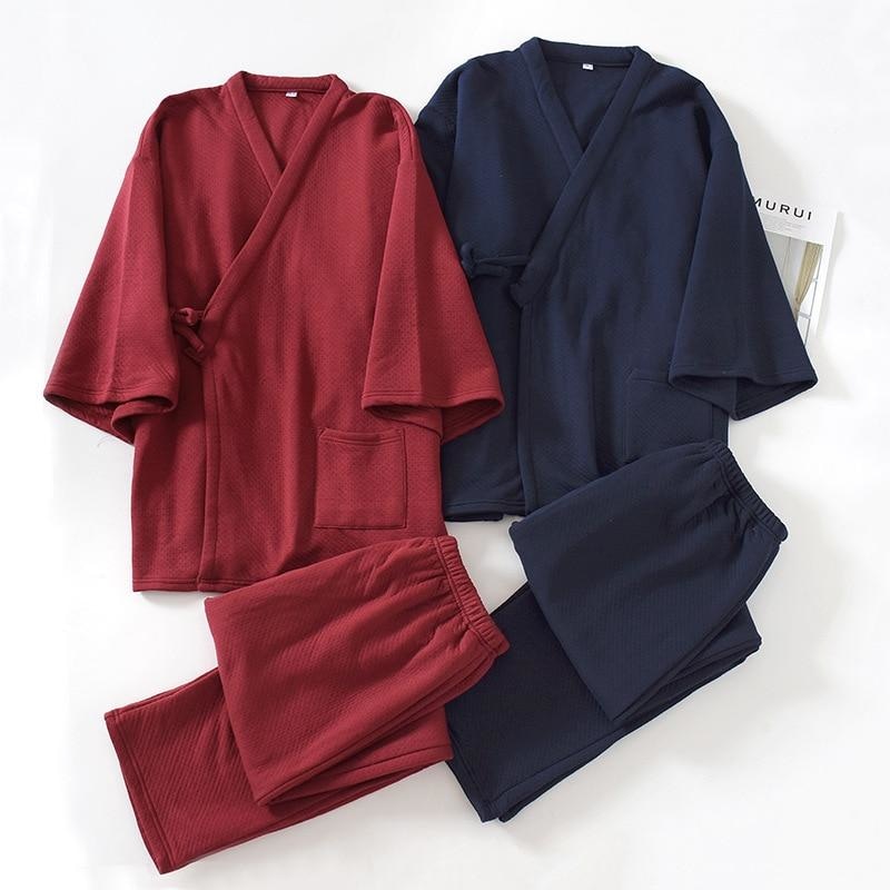 Katoenen Jinbei Voor De Winter