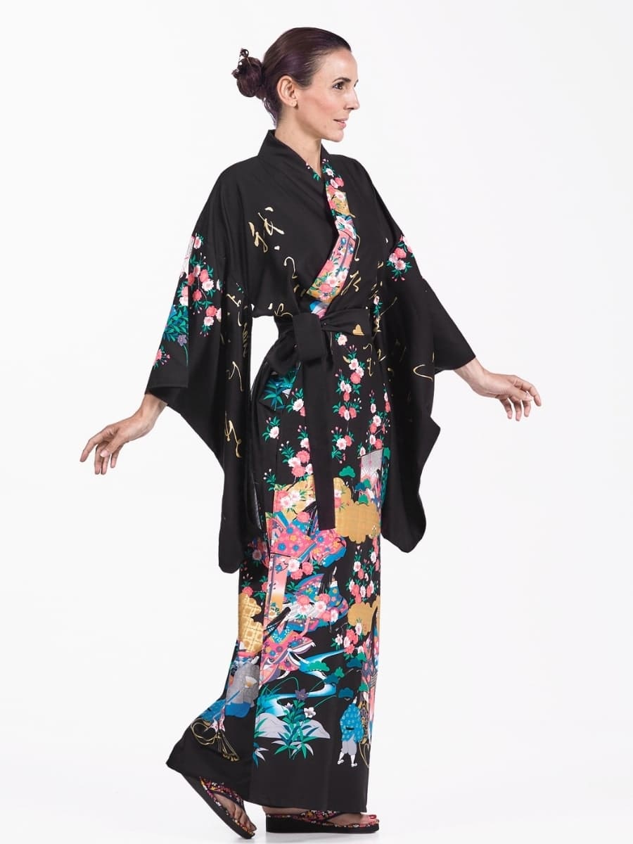 Kimono Dames – Furisode-stijl One size