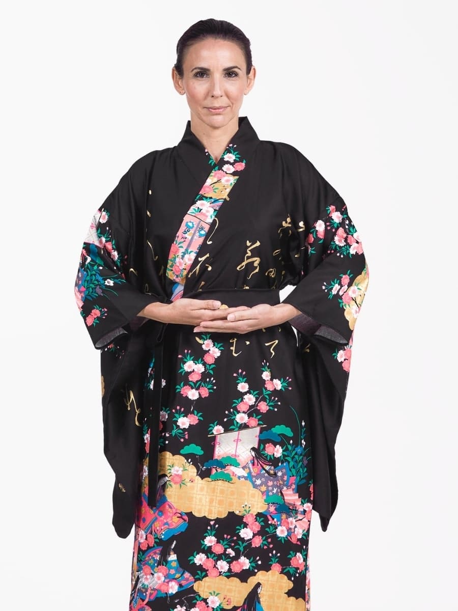 Kimono Dames – Furisode-stijl One size