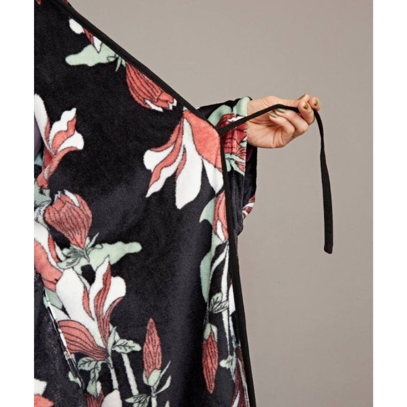 Kimono Pyjama Fleece Zwart
