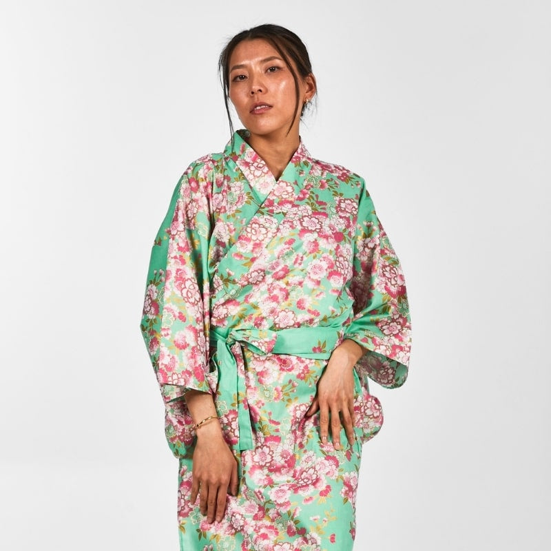 Dames Yukata Kimono Sakura Bloem