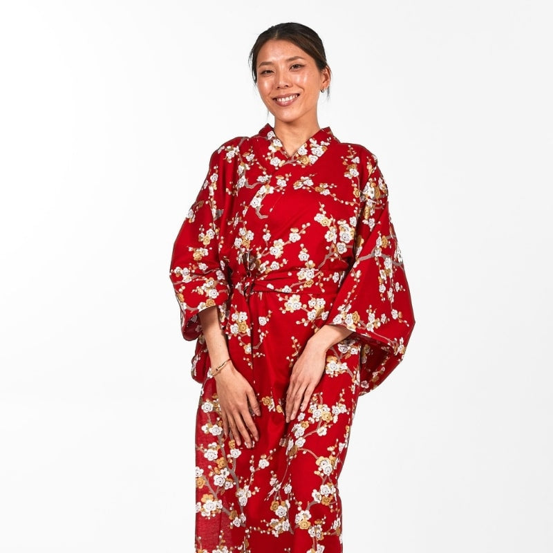 Dameskimono Shiraume Yukata