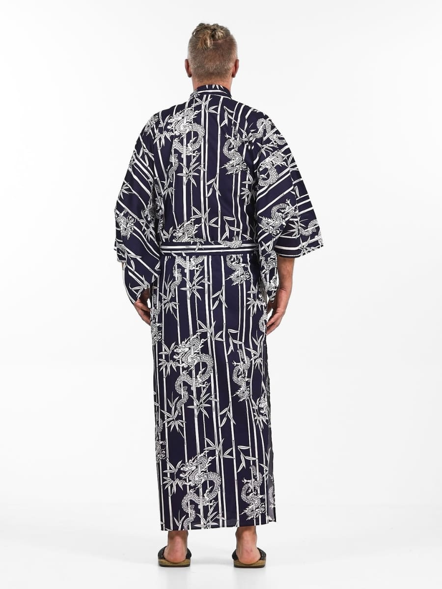 Kimono Yukata Heren - Bamboo & Dragon