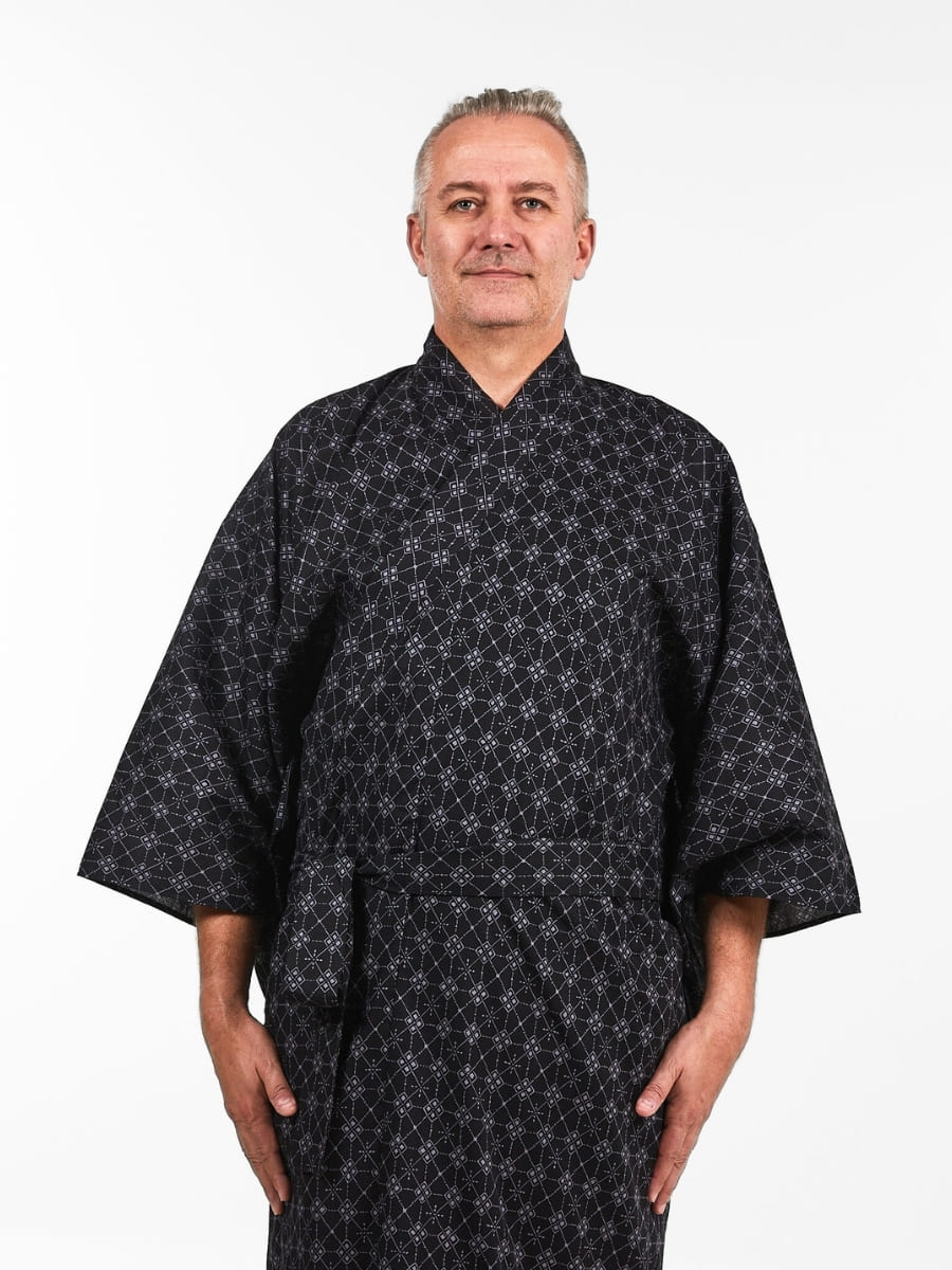 Kimono Yukata Heren - Hishigata