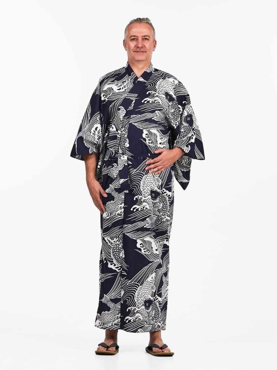 Kimono Yukata Heren - Koi Karper
