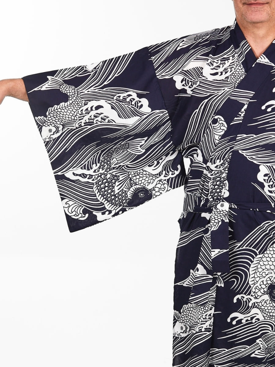 Kimono Yukata Heren - Koi Karper