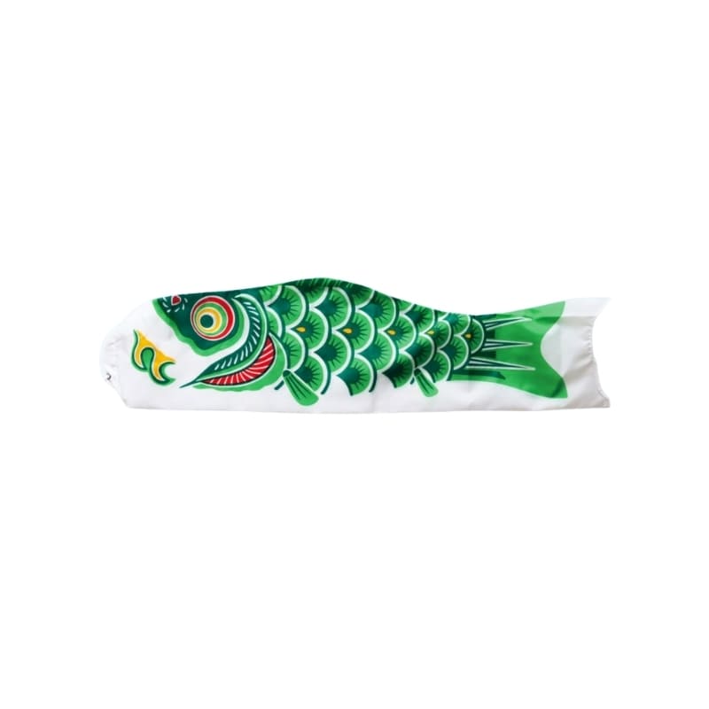 Groene traditionele Japanse Koinobori 60 cm