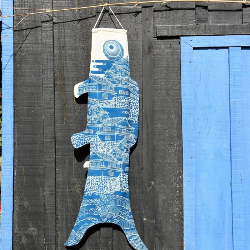 Koinobori Ôshiro Blauw (S)