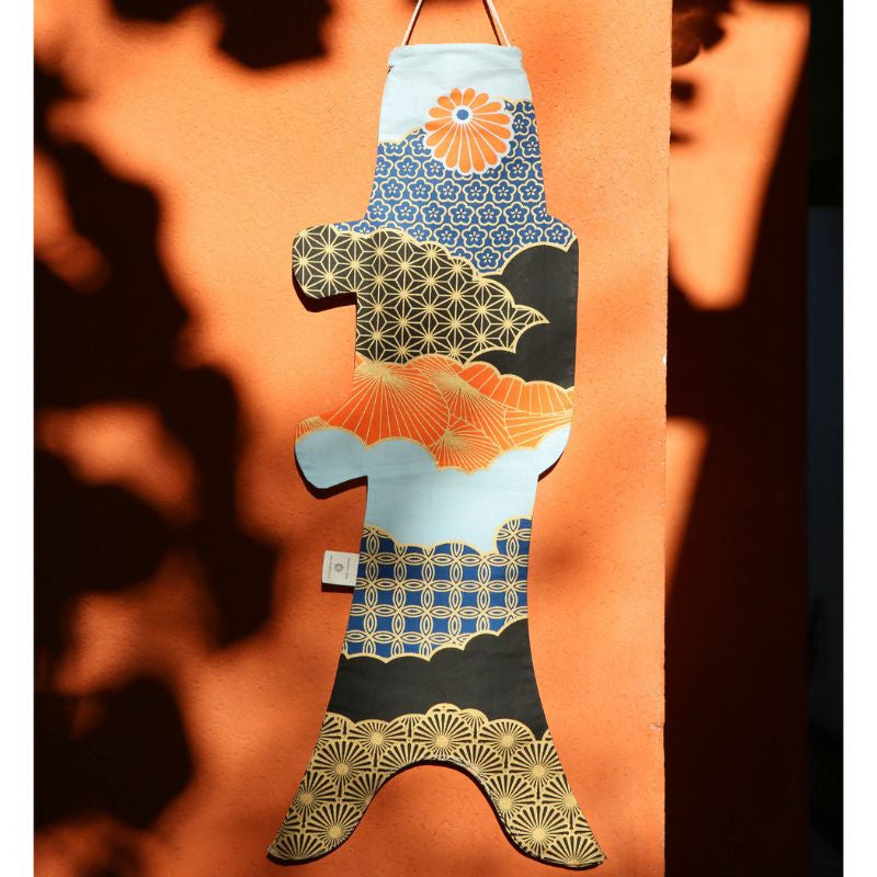 Koinobori Patchwork Stof - 70 cm