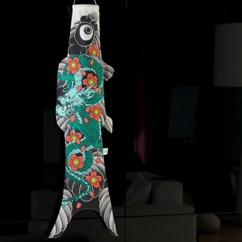 Koinobori draak Tattoo (M)