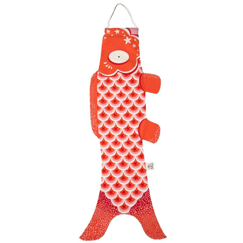 Koinobori Traditioneel Rood - 70 cm