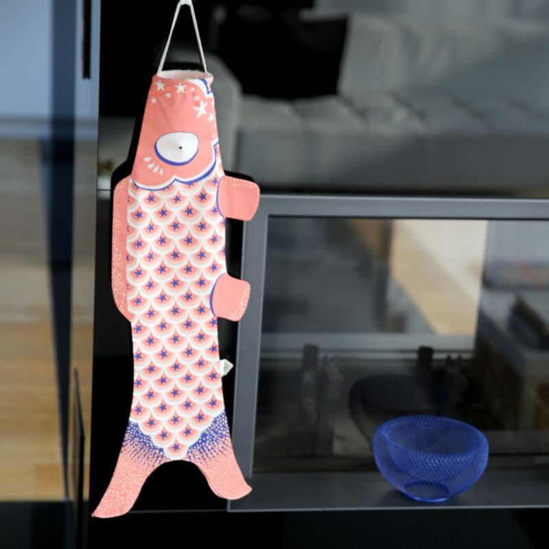 Koinobori Traditioneel Roze (S)