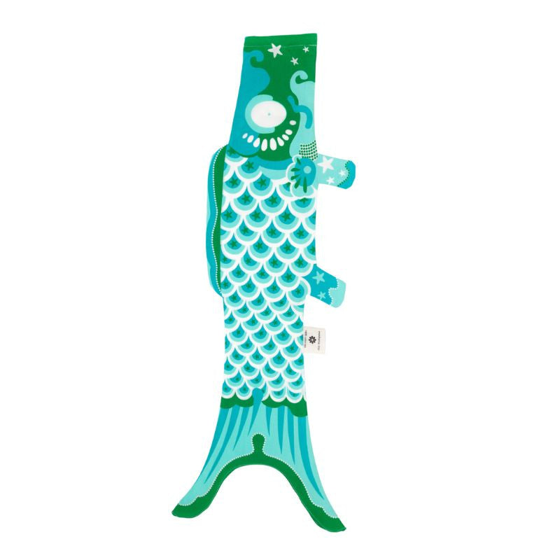 Koinobori Traditioneel Turkoois (M)