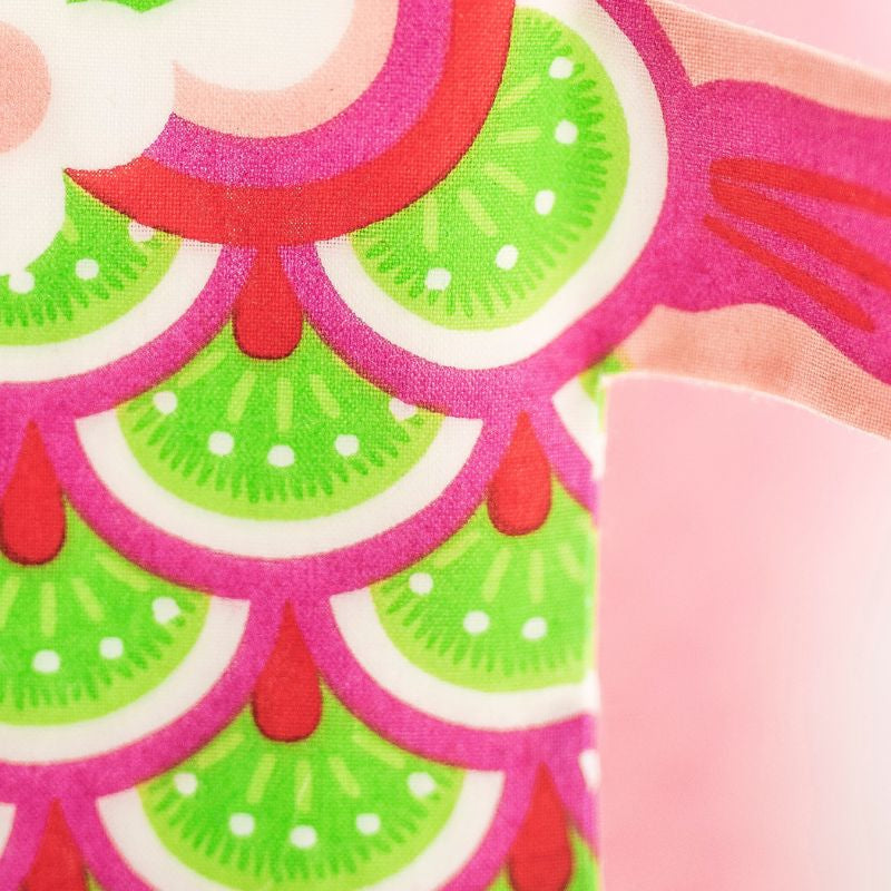 Koinobori Groen & Roze Mini