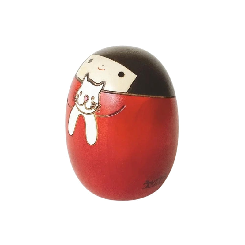 Kokeshi Neko - Rood