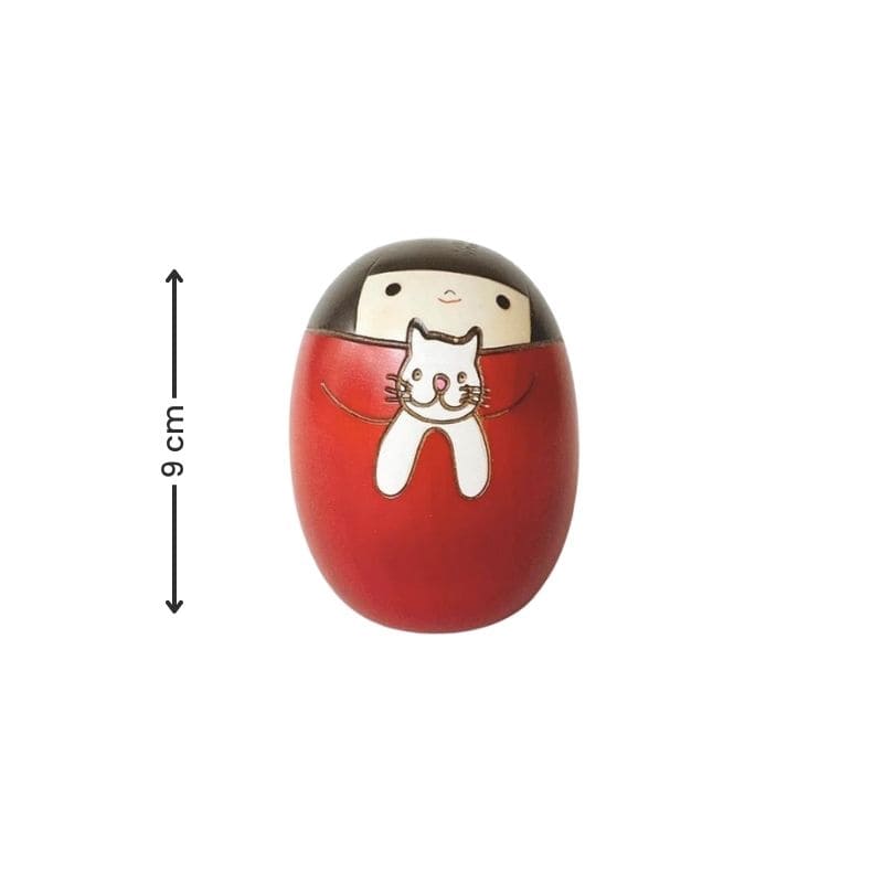 Kokeshi Neko - Rood