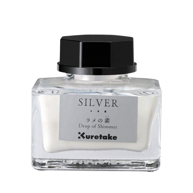 Kuretake Drop Of Shimmer Glitterinkt Zilver