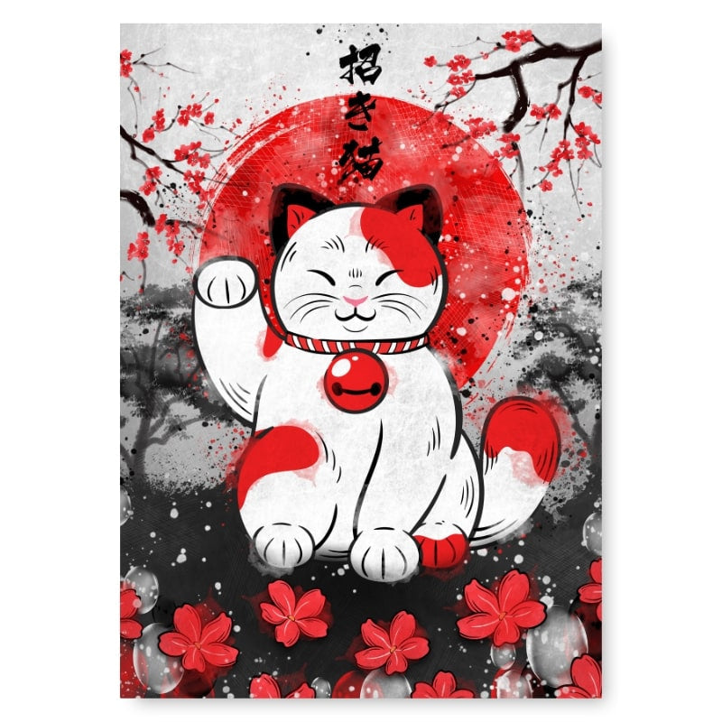 Lucky Cat Poster A3