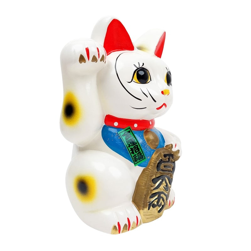 Maneki Neko Wit Seto - 21 cm