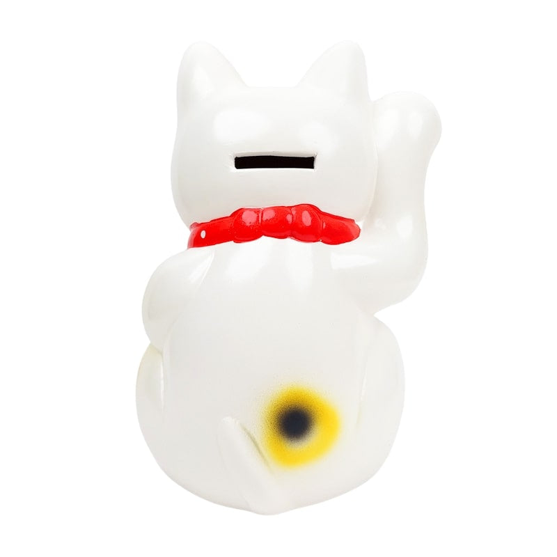 Maneki Neko Wit Seto - 21 cm