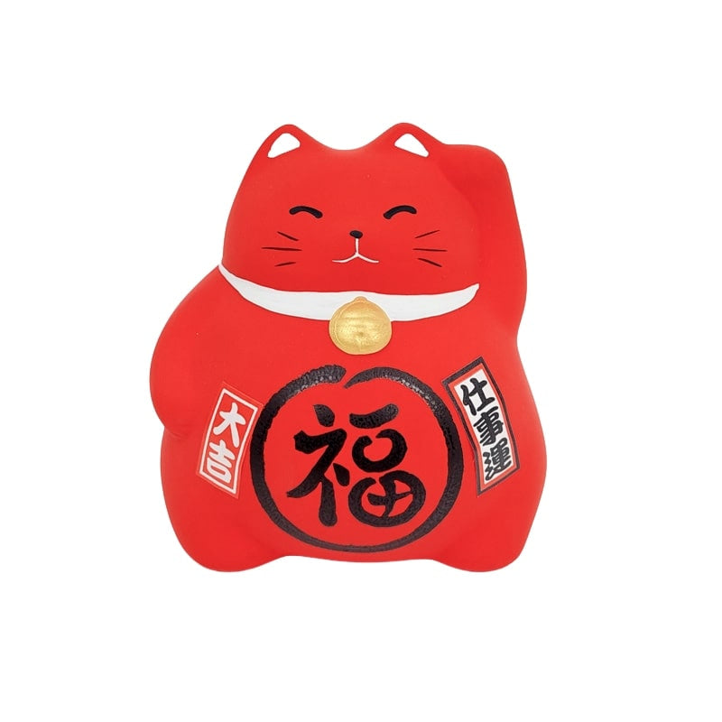 Maneki Neko Marufuku Rood
