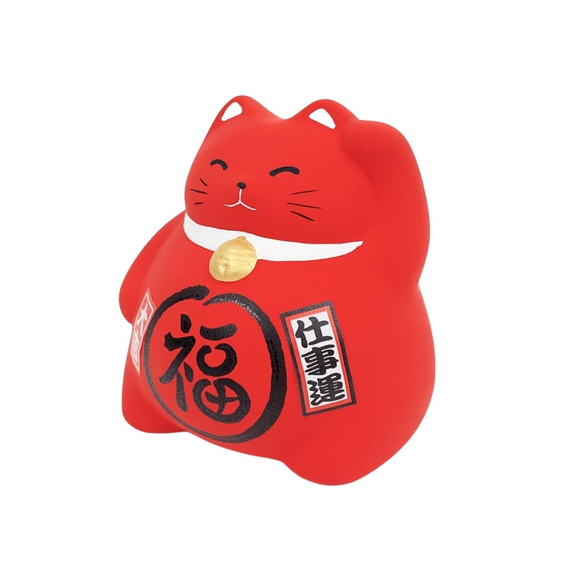 Maneki Neko Marufuku Rood
