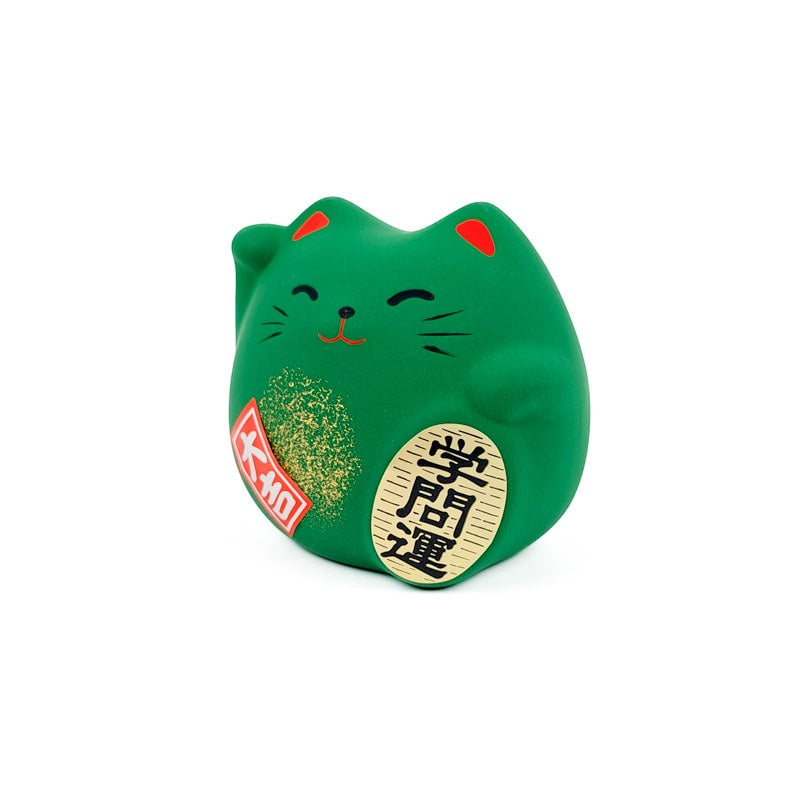Maneki Neko Rond Groen