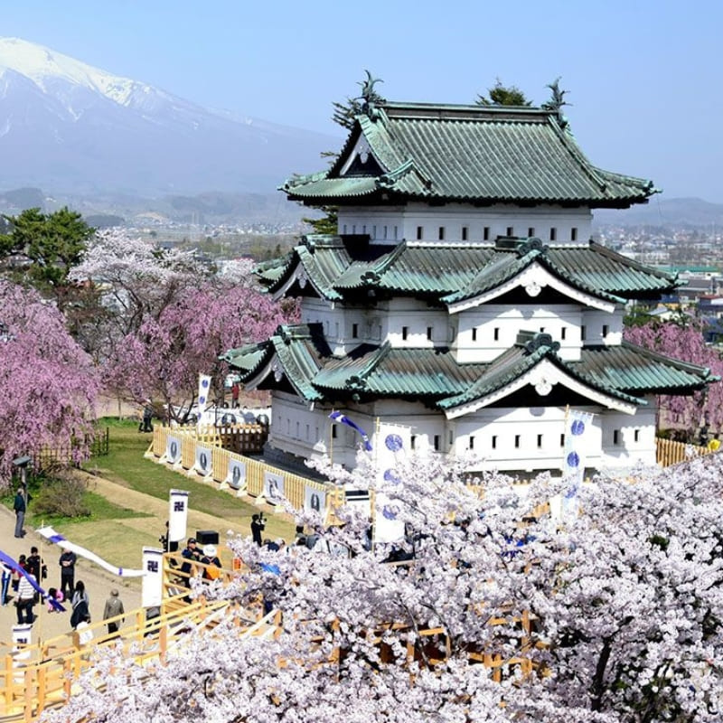 Japans miniatuurmodel - Kasteel Hirosaki