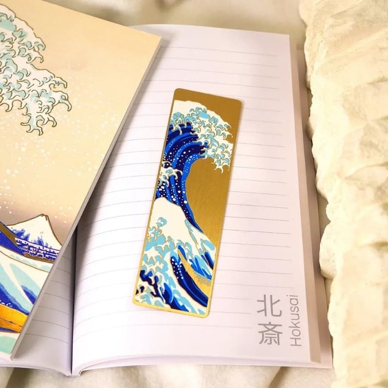 Metalen boekenlegger Grote golf van Kanagawa
