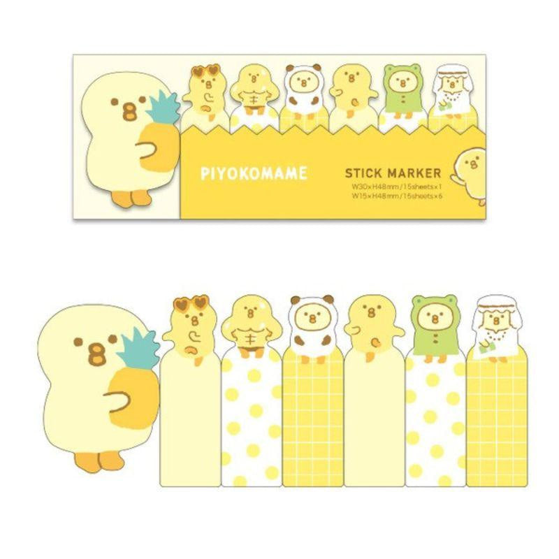 Piyokomame sticker bladwijzers