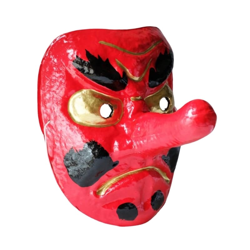 Papier-maché Tengu-masker