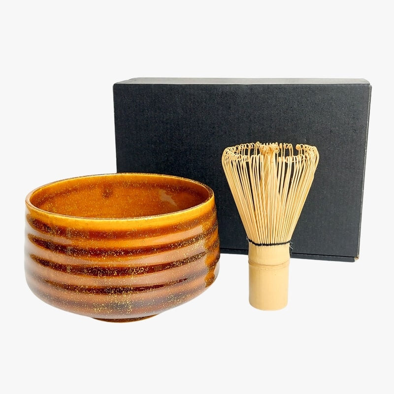 Matcha Kom en Klopper Set