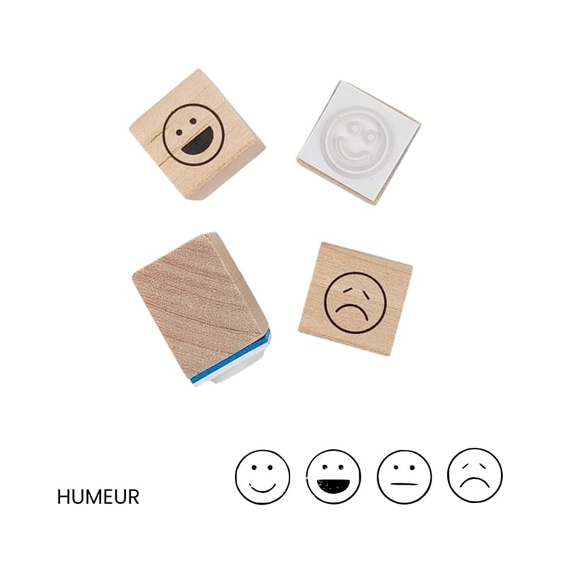 Mini Tampon Japonais Bullet Journal - Humeur