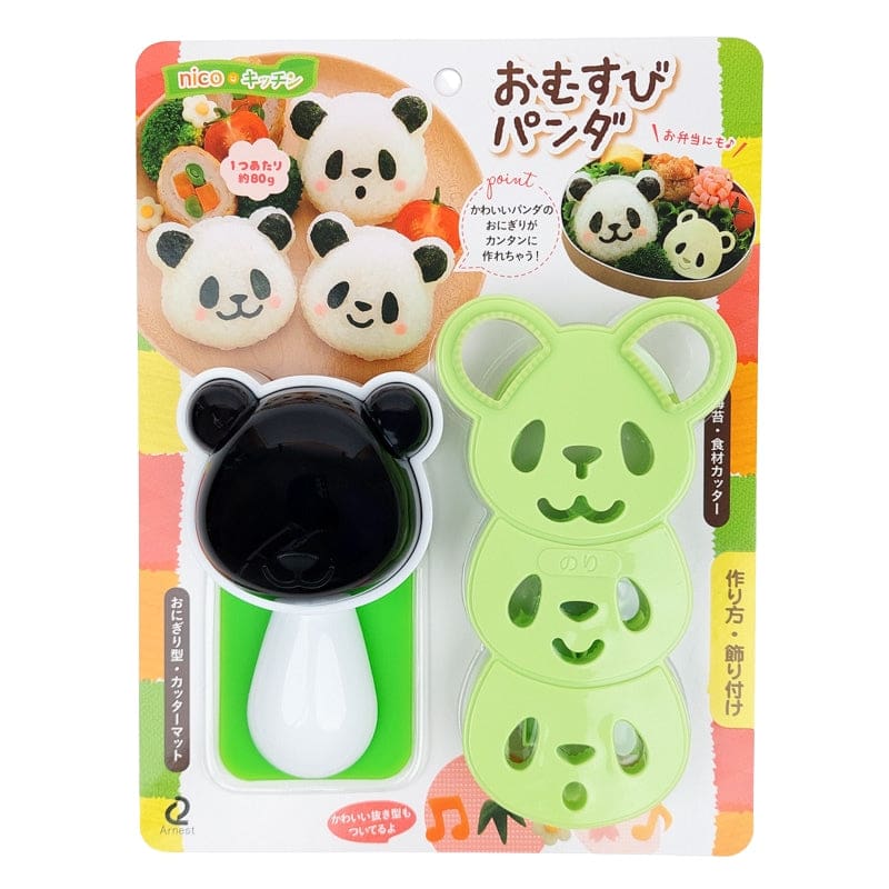 Panda Hoofd Onigiri Vorm